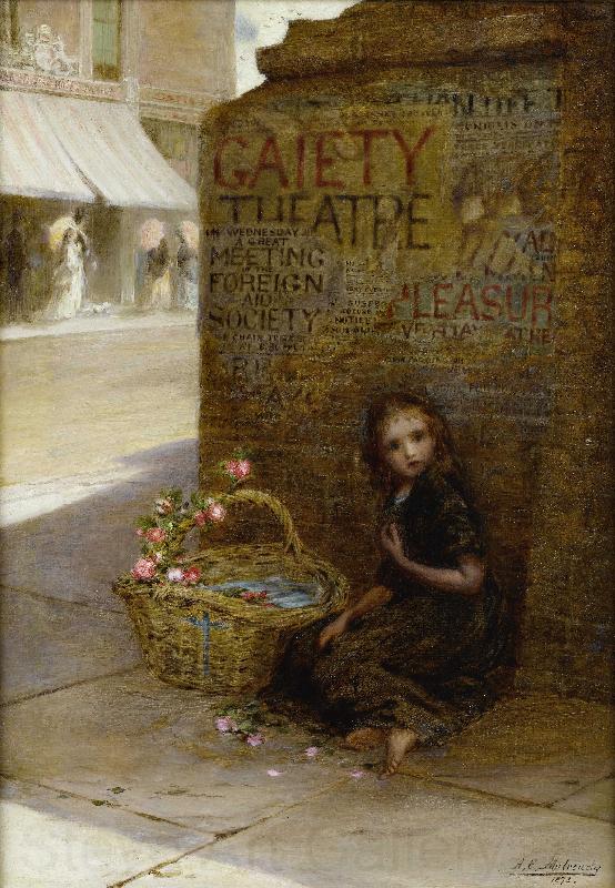 Augustus Earle The flower girl Spain oil painting art